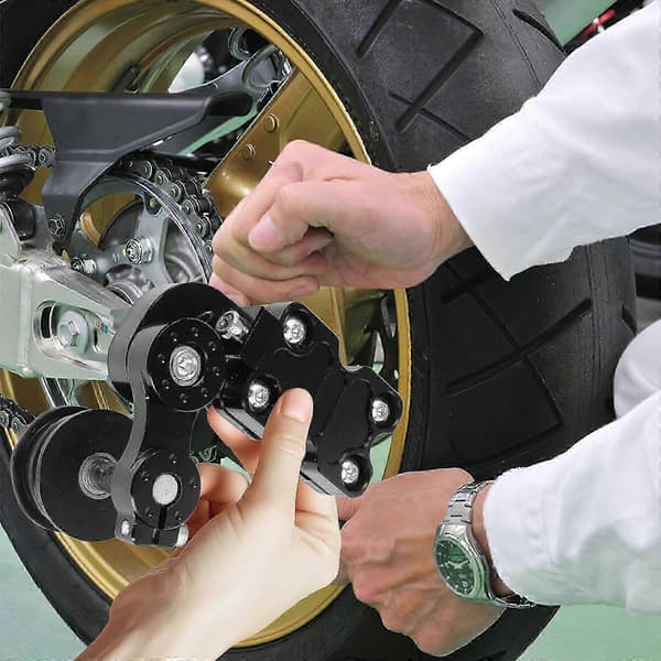 Kædestrammer til udskiftning af motorcykelreparation