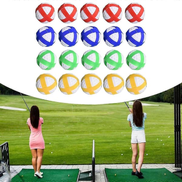 20x klæbrige golfbolde med burrebånd til stofplade interaktiv sjov Style A