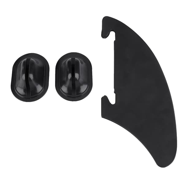 [14]Kajakk Skeg Tracking Fin Integral Fin Mounting Points Black Watershed