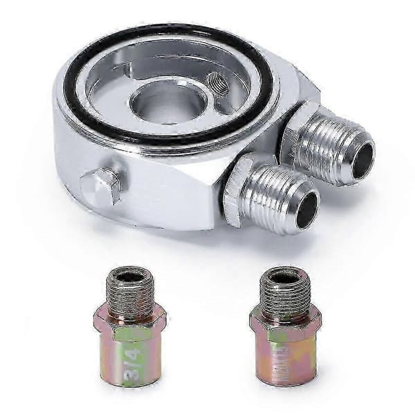 Universal oljefilteradapter för oljekylplåtsats -Z Silver
