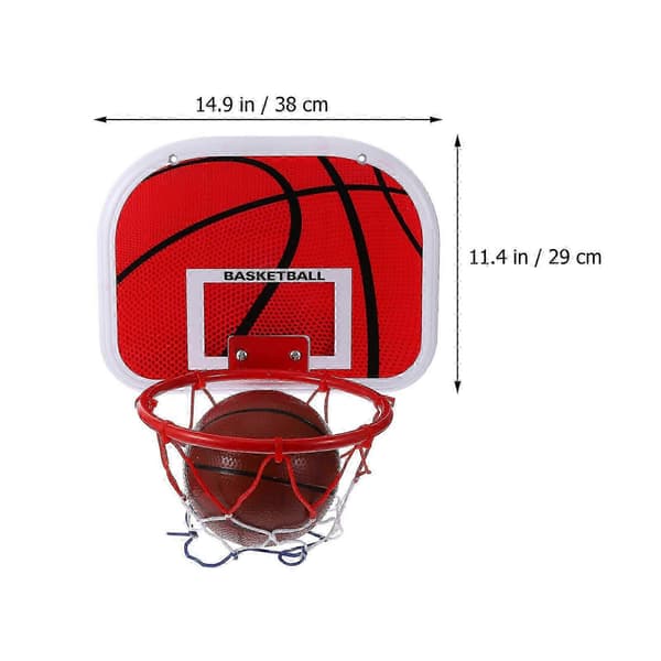 Röd Barn Hängande Basketkorg Set 1Set