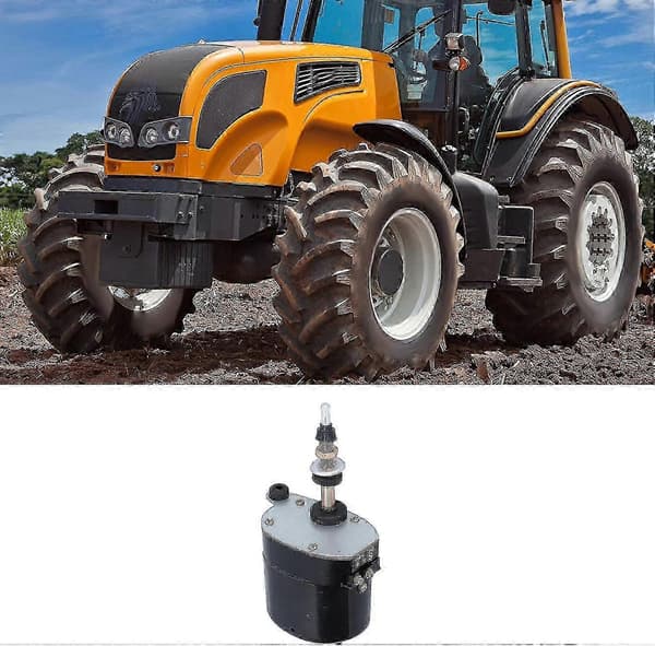 Slitesterk 12V vindusviskermotor med bryter for universelle traktorviskersystemer