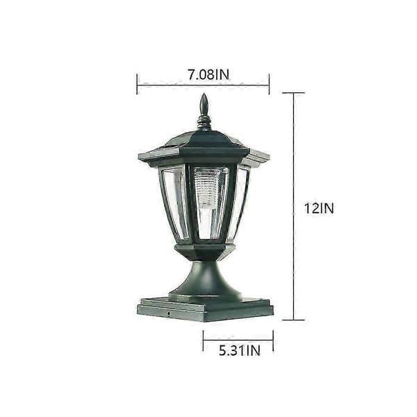 Automatisk solcellehette-lys for terrassehage vanntett belysning