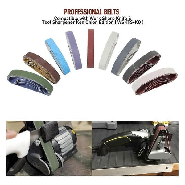45 stk 3/4\" X 12\" erstatningsknivsliper slipebåndsett for Work Sharp Knife & Tool Sharpener Ken Onion Edition