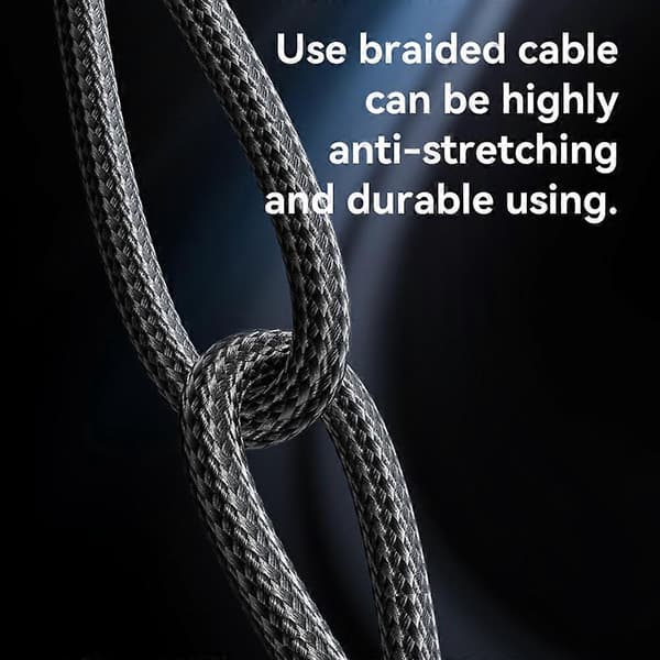 Lemonda CA187 USB-C til Lightning-kabel 27W hurtiglading datasynkroniseringskabel 0,3m