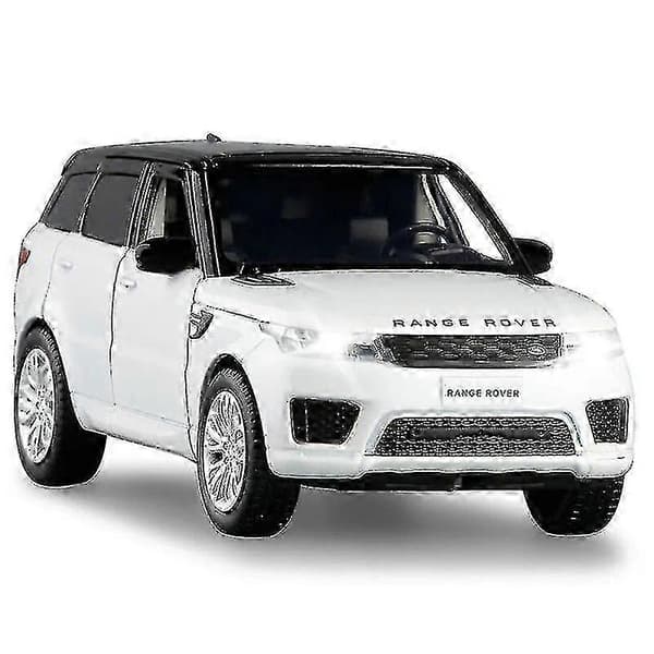 1:32 Range Rover Sport Simulation Legetøjsbil Model Legering Træk Tilbage Børnelegetøj Samling Gave Terrængående Køretøj A268 silver