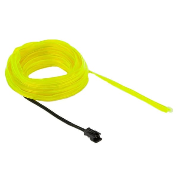 EL Kald Grønn Lys Vanntett Flat Fleksibel Bil Stripelys med Driver for Bilpynt, Lengde: 5m Light Green
