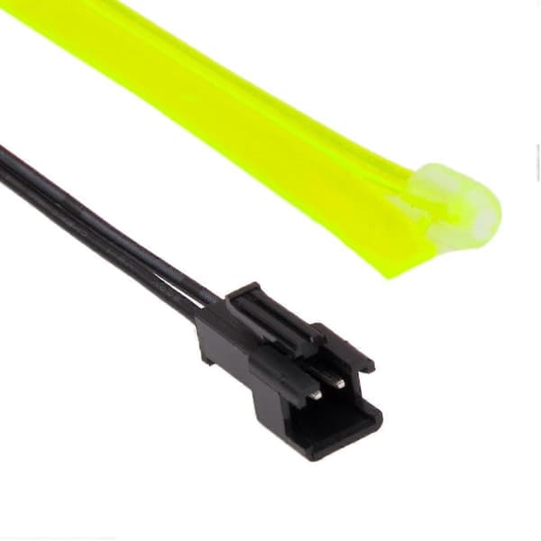 EL Kald Grønn Lys Vanntett Flat Fleksibel Bil Stripelys med Driver for Bilpynt, Lengde: 5m Light Green