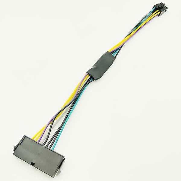 24-bens til 8-bens ATX PSU strømadapterkabel til 3020 7020 9020 Precision T1700 12-tommer (30 cm)