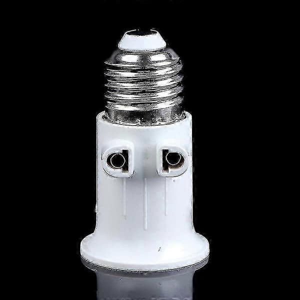 E27 til EU-plugg stikkontaktadapter for 100-240V lampebasekonvertering