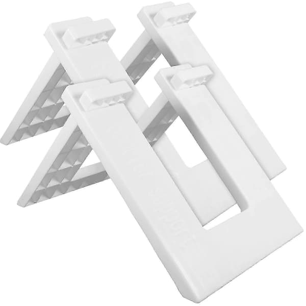 2 stk. cykelstativ i plast til scooter og cykel White 29X16.5cm