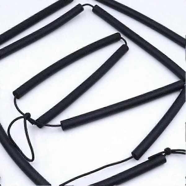 Höjdhopp Bungee Elastisk Stång Skumrep Träningsutrustning Black
