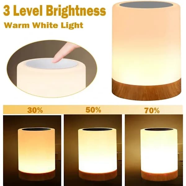 LED Nattlampa Touchlampa Sovrum Sänglampa