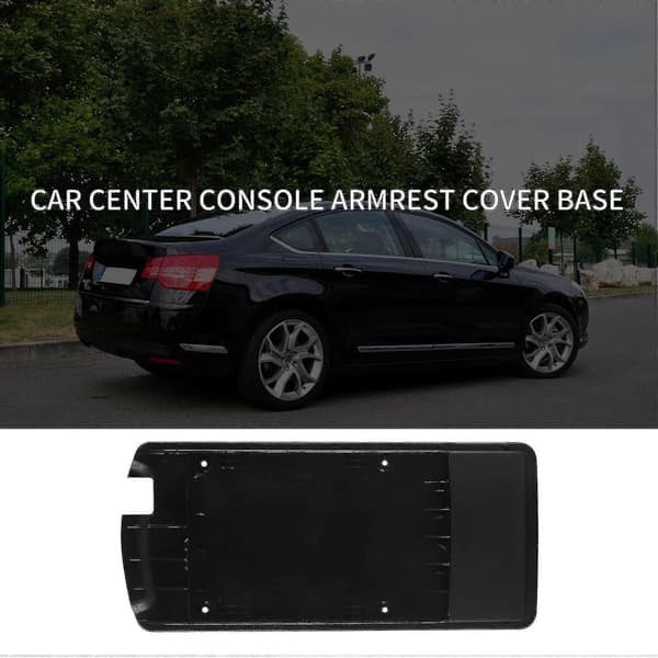 Bilens midtkonsolldeksel for Citroen C5 2011-2015 armlenetilbehør Black