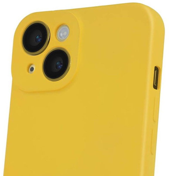 Mykt silikondeksel til iPhone 14 Støtsikkert Soft-Touch Jaym Yellow Gul