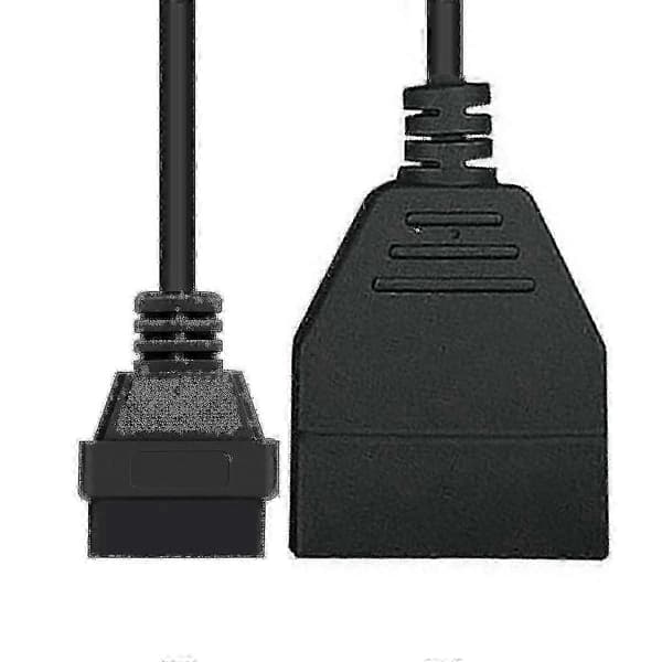12-nastainen OBD1 - OBD2 16-nastainen sovitinkaapeli auton diagnostiikkaskannerille