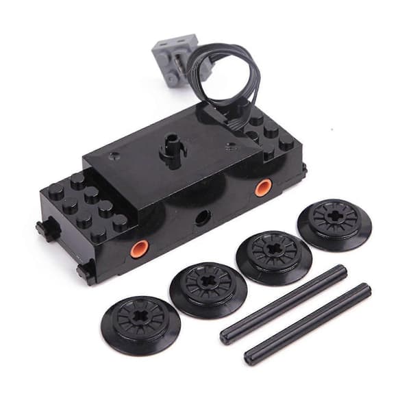 4 stk. Technic Power Functions Batteriboks Togmotor Mottaker Fjernkontroll Pakke Sett