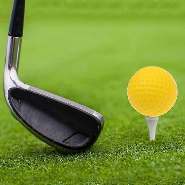 Gula mjuka golfbollar i skum för träningsövning Yellow