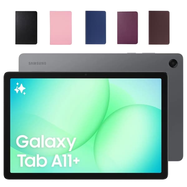 360-deksel Samsung Galaxy Tab A11+ skjermbeskytter etui blå - Blå Blå Blå