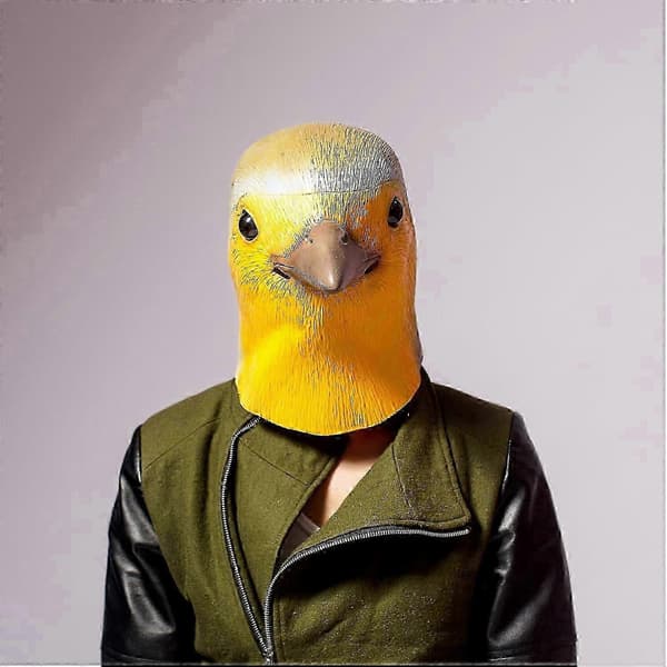 Robin Mask - Halloween Latex Dyrefuglmaske FASTXM