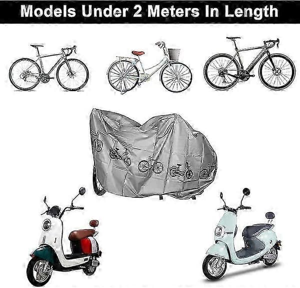 Anti-UV Vattentätt Cykelskydd Dammtätt Utomhusbruk 2-pack
