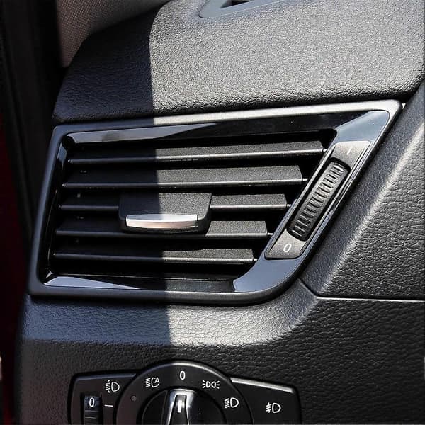 Dashbord venstre side klimaanlegg dekselmontering for X1 E84 2010-2015 AC ventilasjonsgittertilbehør Black