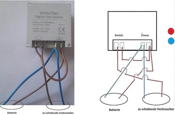 Elektronisk timer DC12V 16A 17 program programmerbar LCD-skärm