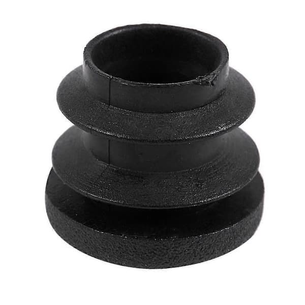 60 stk. sorte plastik blindpropper endestykker runde rørindsatser 16 mm