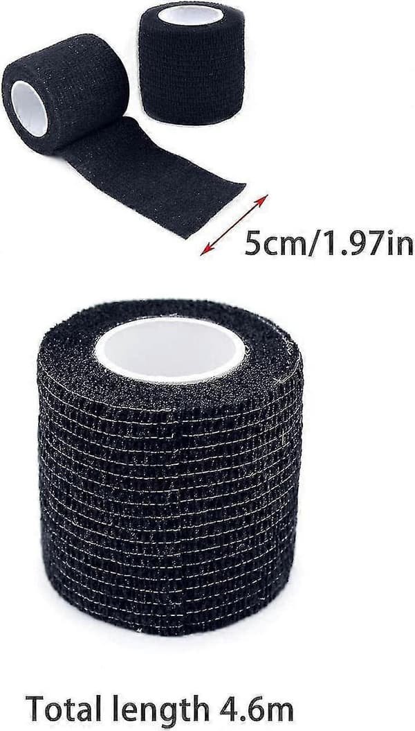 6 ruller elastisk gripetape for vektløfting og fingersikkerhet