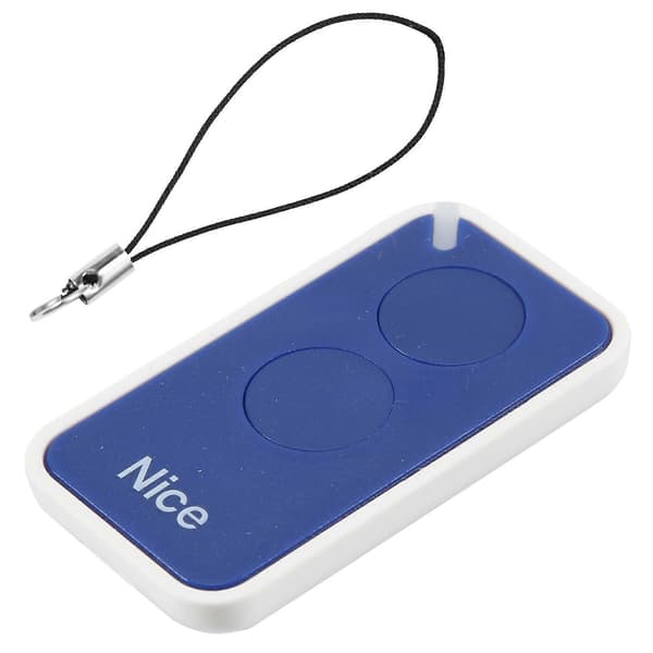 För NICE Universal Garagefjärrkontroll 433.92MHz 2-kanals rullande kod D Blue