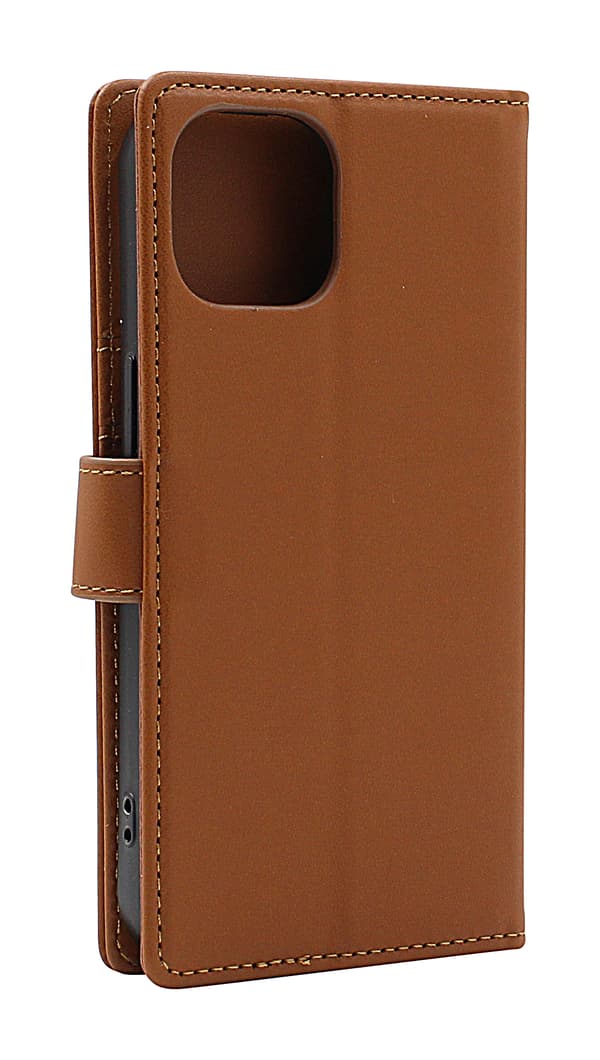 Skimblocker iPhone 15 Lommebokveske Brun