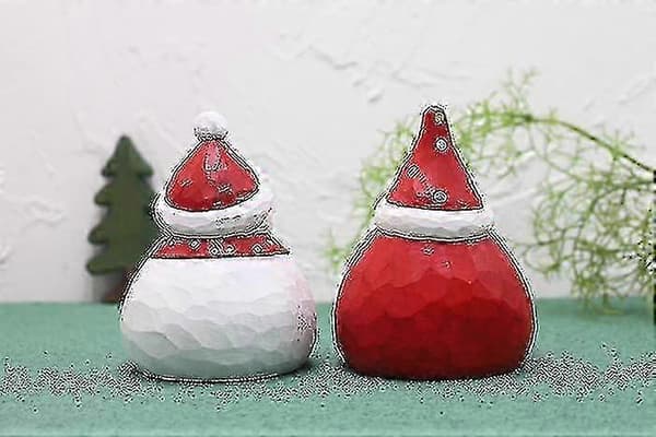 Julenissepynt i tre til juledekorasjon