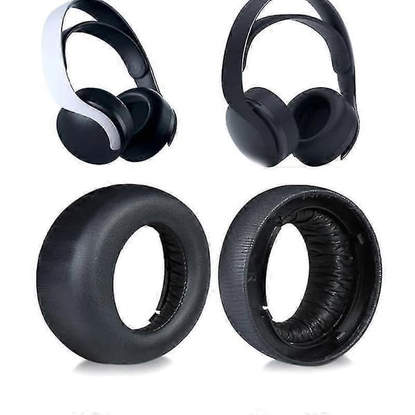 PS5 Pulse 3D Headset Udskiftningsørekopper Puder Betræk Wuqx Black