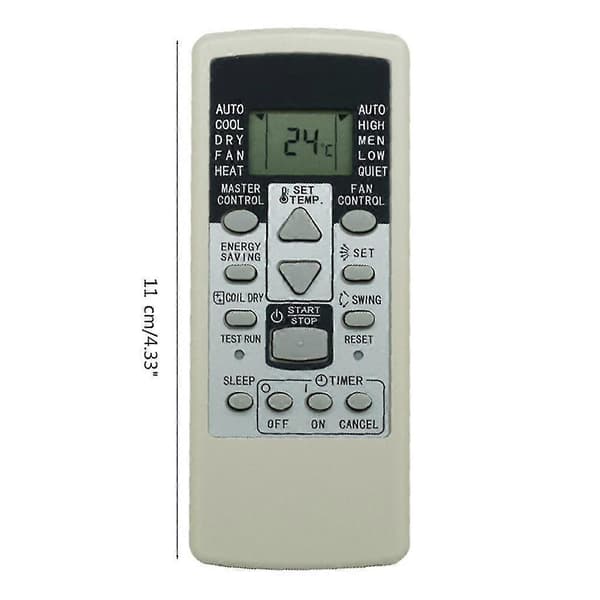 Ersättningsfjärrkontroll för Fujitsu General Ac Luftkonditionering Ar-rcd1c