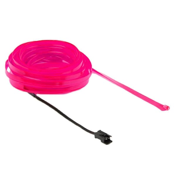 4m kaldt lys fleksibel LED-stripe for bildekorasjon Pink Light