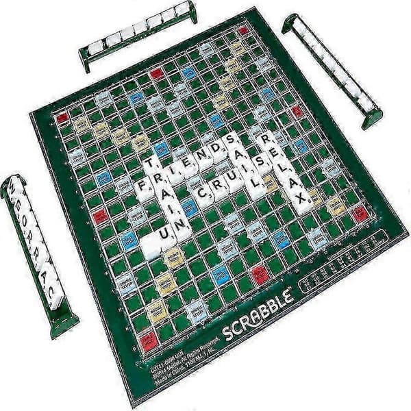 Scrabble Original Engelsk Version Brädspel Klassiskt Ordbildande Familjespel Pedagogisk Underhållning