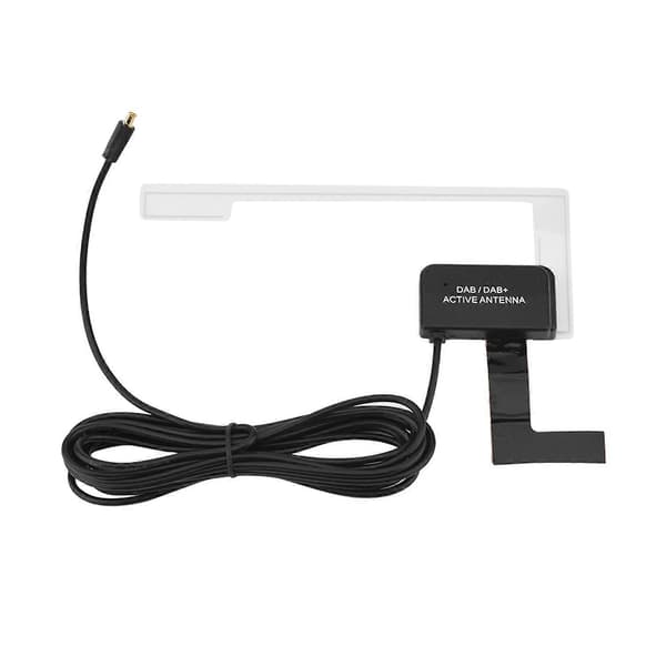DAB Digital Bilradio Antenn Glasmontering MCX Hankontakt