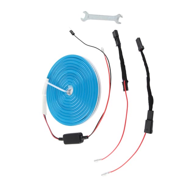 Tesla Model 3 Y 2021 og senere Front Trunk LED Ambient Light Strip Kit Blå Erstatning