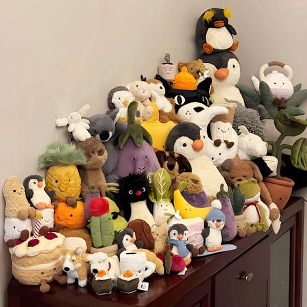[14]Jellycat Pehmolelunukke – Söpö Pehmoeläinlahja lapsifaneille Monet Bunny Rabbit