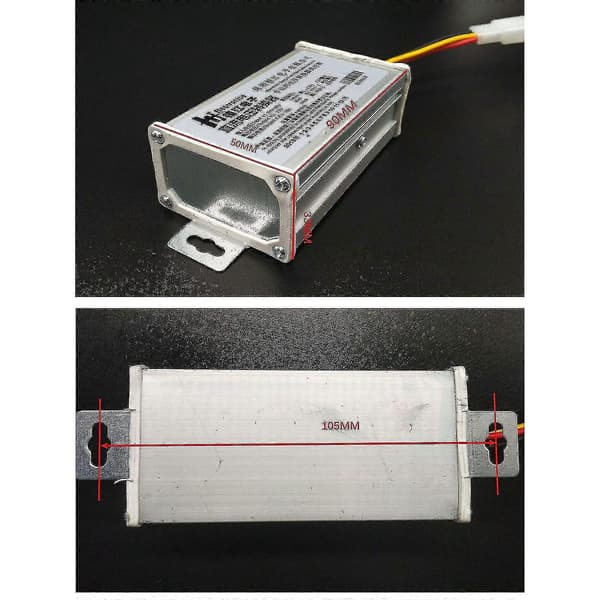 48V till 12V 10A DC Step Down Converter Spänningsregulator för Bilström Input 36V to 72V