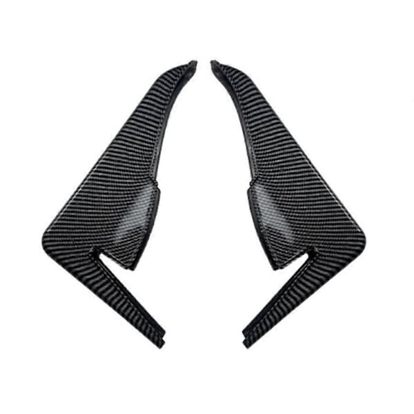 Bil bakre støtfanger diffusor leppesett for Tesla Model Y 2017-2024 bakre splitter spoiler deksel trim tilbehør Carbon fiber pattern