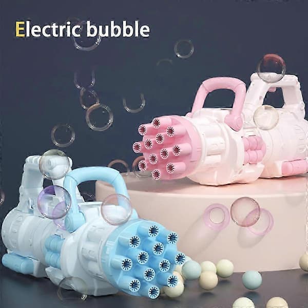 Hållbar Utomhus Automatisk 12-håls Bubbelblåsmaskin Blue