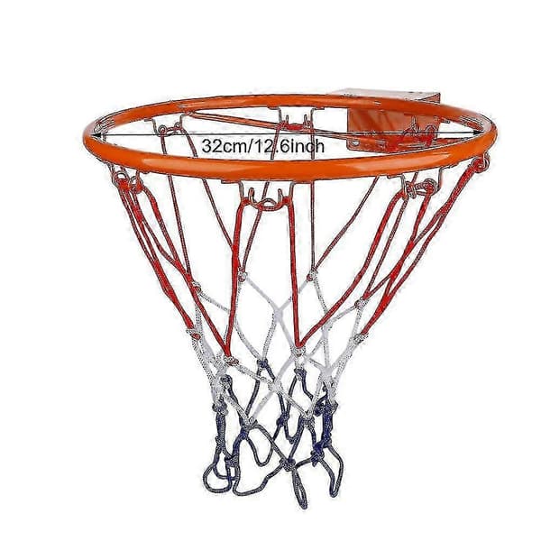 Orange Barnbasketkorg 32cm Förstärkt Stativ för Inomhus Utomhus