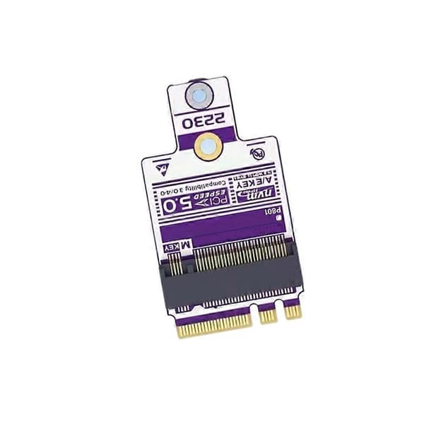 M.2 Key A E till M.2 NVMe 2230 SSD-adapterkort stöder 2230 NVMe SSD Mini PC Soft Router lagringsförlängningskort