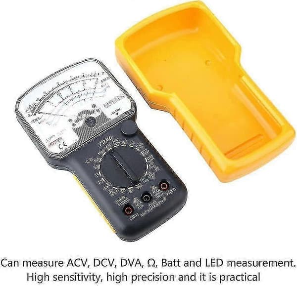 Analog multimeter med hög noggrannhet för spänningsresistans kapacitiv ström