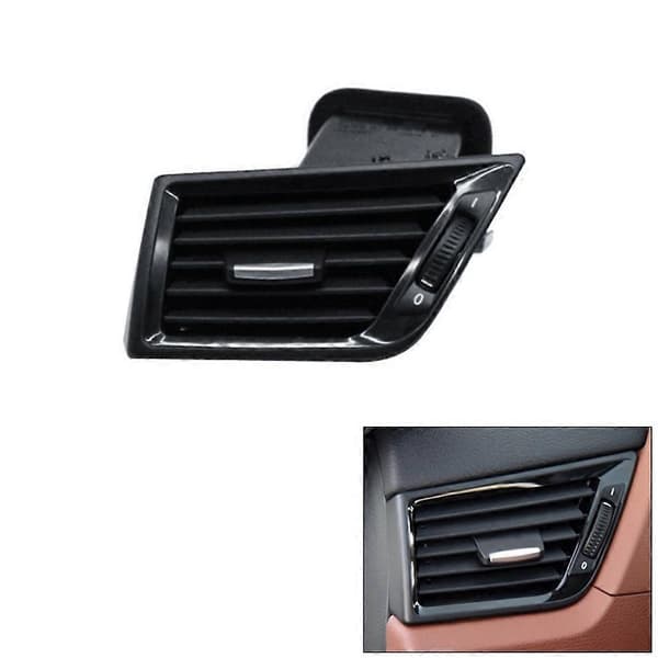 Instrumentpanel vänster sida luftkonditioneringsskydd för X1 E84 2010-2015 AC ventilationsgaller tillbehör Black