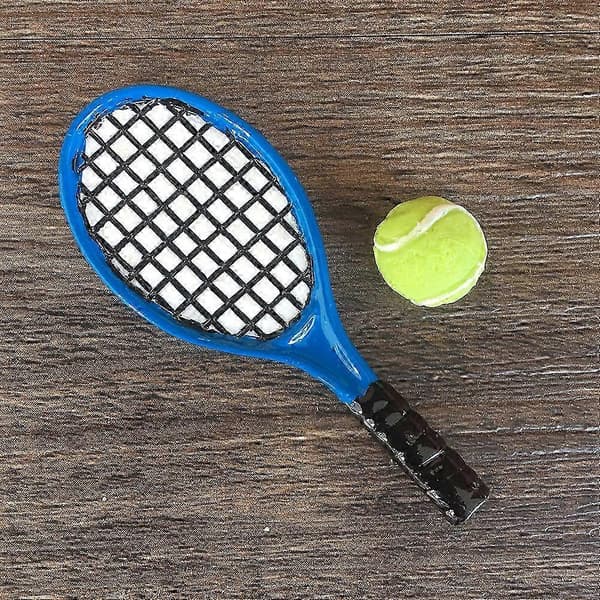 4 st minitennisracketset med simuleringsbollar 2.2X6CM