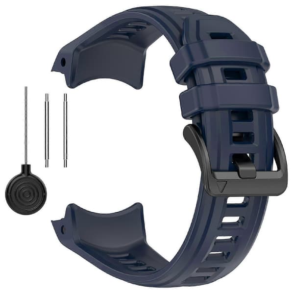 22 mm silikonerem til Garmin Instinct 3 Solar/Instinct 3 AMOLED 45 mm udskiftningsurrem Multicolor Navy Blue