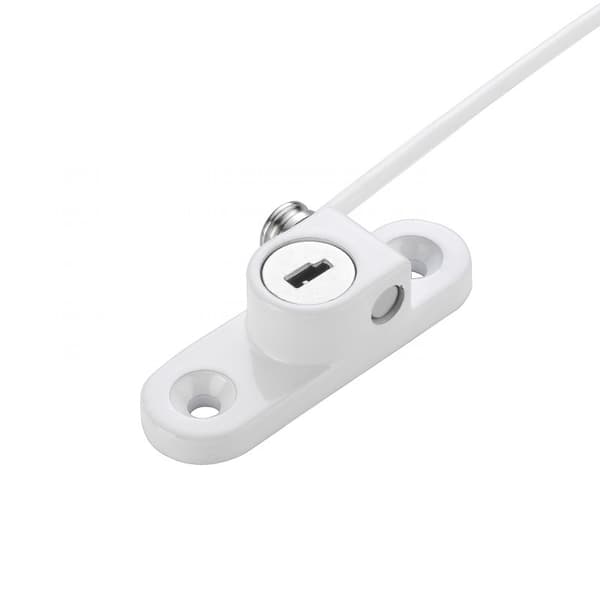 2 pcs. opening limiter for windows and doors PVC window limiter with child lock with key screw