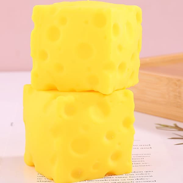 Ost Squishy Sensorisk Leketøy, Myk Klemme Fidget for Stresslindring